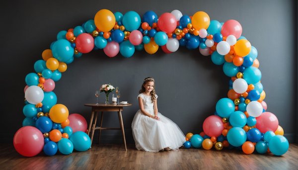 Ajoutez une touche festive avec des arches de ballon personnalisées